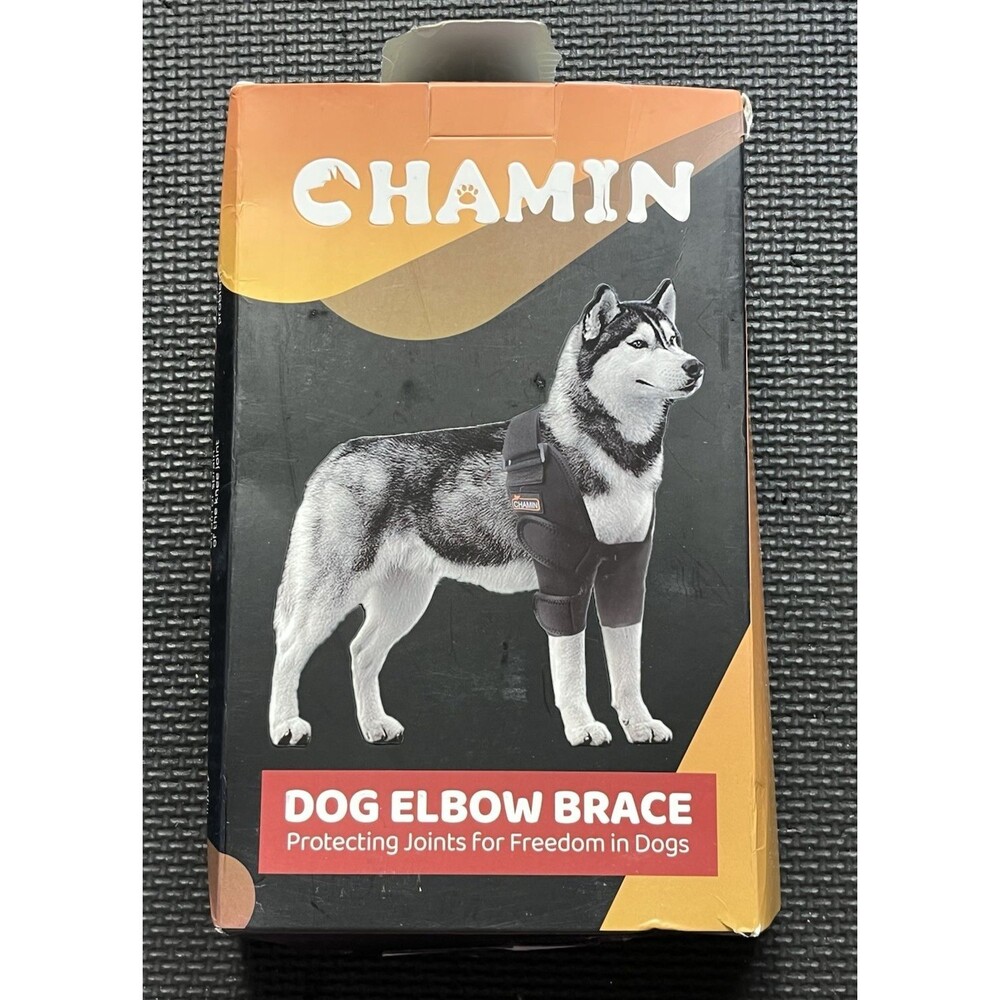 CHAMIN Dog Elbow Brace Elbow Support & Protection, Small, Right